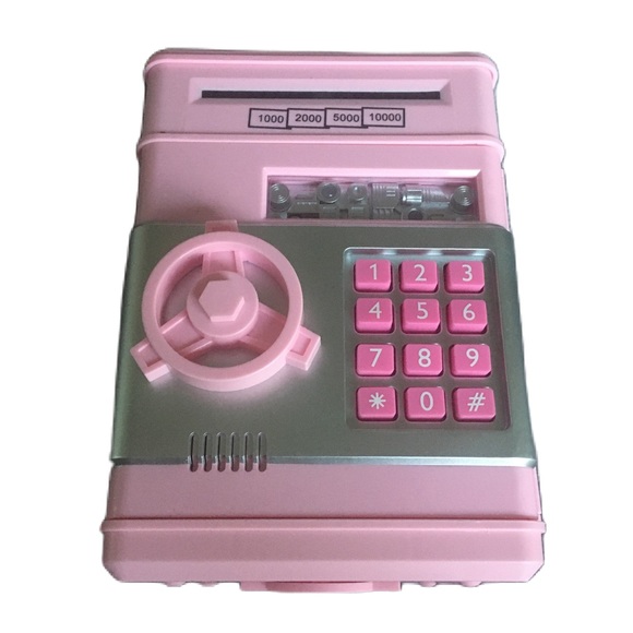 Pink Electronic Kids Gift Piggy Bank - Picture 1 of 12